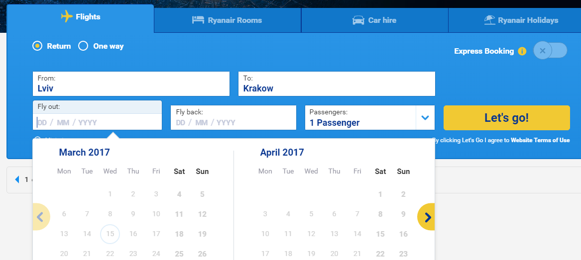 Від 20 до 46 євро: перелік рейсів Ryanair та ціни на квитки з Києва та Львова фото 4
