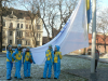 У Львові підняли олімпійський прапор з нагоди юнацької зимової Олімпіади