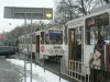 Через снігопади та перепади температур, почастішали поломки трамваїв