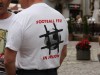 Європейські вболівальники у центрі Львова одягнули футболки із написом «Free Юля»