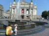 Фонтан у центрі Львова перетворився на міні-гейзер