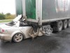 Mazda влетіла під вантажівку: двоє загиблих (фото)