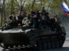 Луганськом проїхала колона техніки бойовиків (відео)