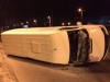 Уночі на Сихові перекинувся мікроавтобус з п’яним водієм