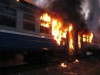 Нетверезі пасажири спалили вагон