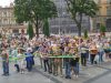 В центрі Львова провели флешмоб з нагоди річниці Декларації про державний суверенітет