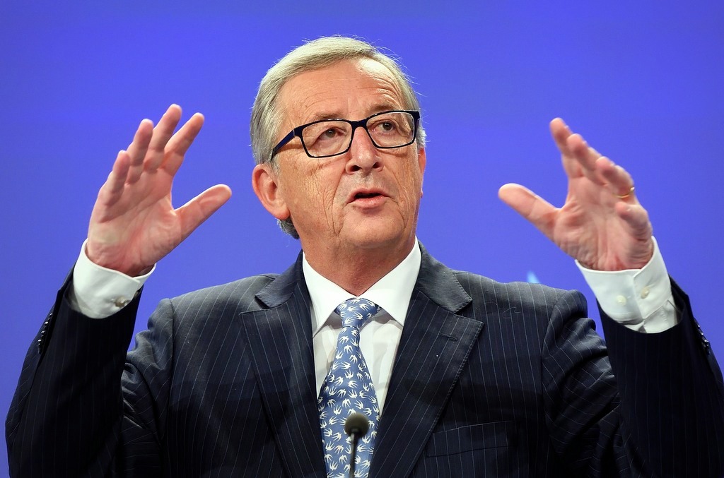 Jean-Claude Juncker, President of the EC, at the midday briefing "readout from the first college meeting"