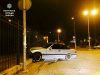 У Львові п'яний водій розбив свою автівку, врізавшись в огорожу