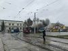 Біля Головного вокзалу Львова спалахнув трамвай