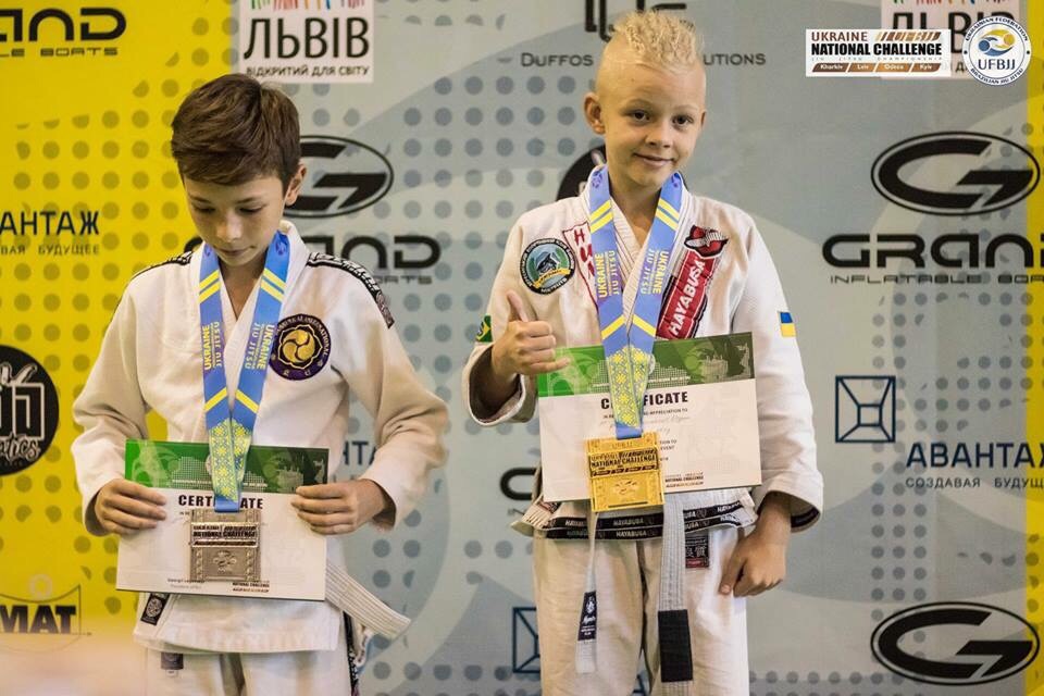 12-летний херсонец завоевал 2 золота на турнирах Украины по бразильскому джиу-джитсу