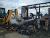 Рятувальники гасили палаючий причеп з вугіллям: згоріло 6,5 тонн «чорного золота»