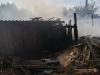 На Яворівщині згоріла господарська будівля