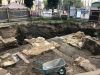 Рештки фундаментів давнього костелу, який виявили під час реконструкції фонтану на площі Галицькій, законсервують
