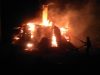На Бродівщині спалахнула сауна: вогонь гасили дві години