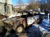 На Золочівщині через палаючий автомобіль ледь не згорів житловий будинок