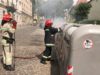 В центрі Львова хлопець недопалком спровокував пожежу у сміттєвому баку