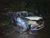 Вночі у Львові згорів автомобіль Renault Logan