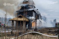 150-річна церква-пам’ятка на Стрийщині повністю згоріла, – ДСНС