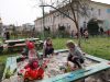 У львівський дитсадок, в який поцілила російська ракета, повернулись діти