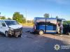 У Жовкві не розминулись два мікроавтобуси