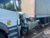 Неподалік Львова авто затиснуло між двома вантажівками: водій вижив
